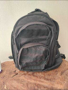 Tactical Black Backpack